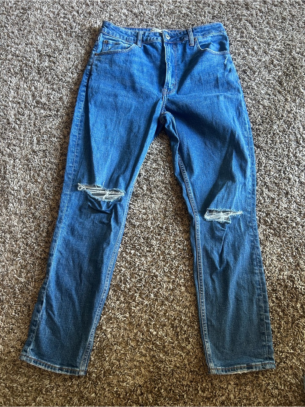 Abercrombie & Fitch Light Blue Skinny High-Rise Jeans